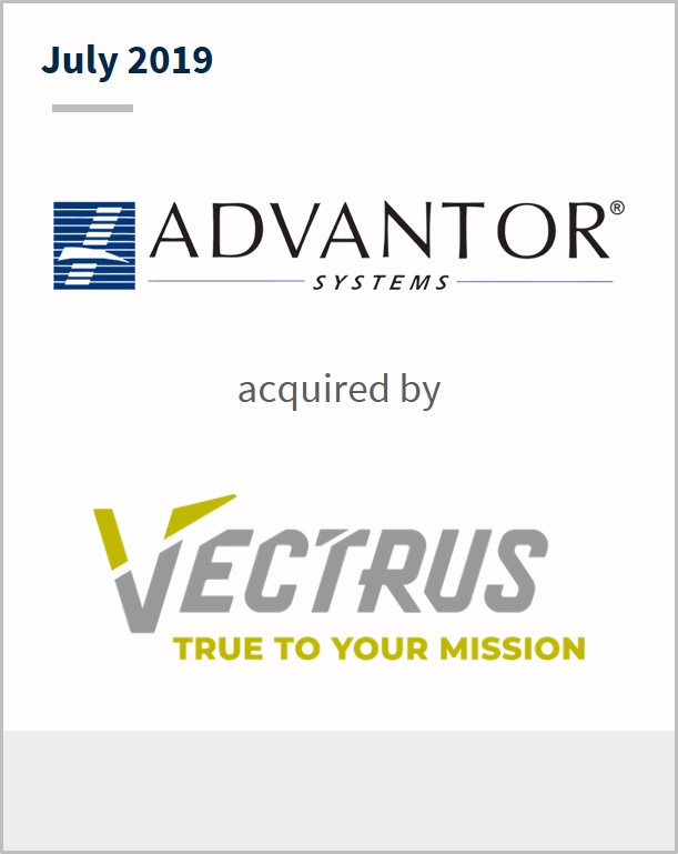 July 2019 Advantor has been acquired by Vectrus