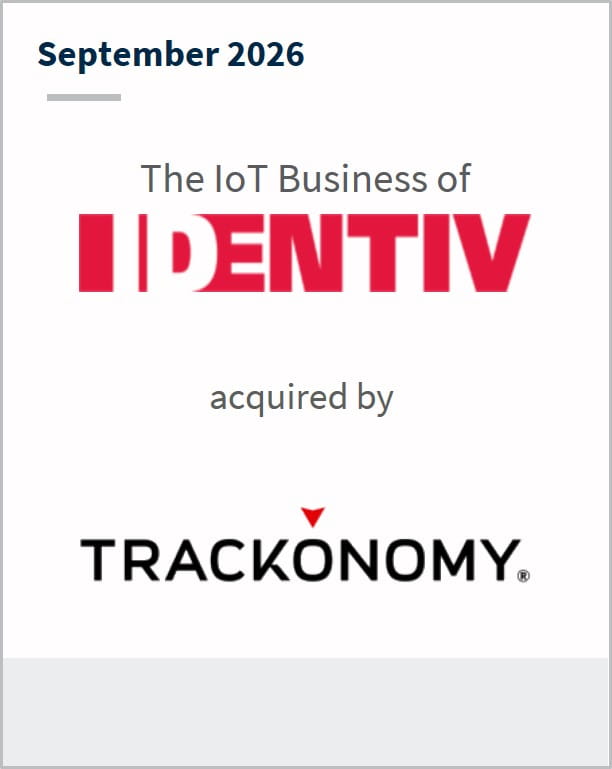 September 2026 The IoT Business of Identiv acquired by Trackonomy